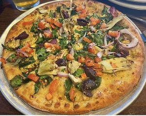 Pizza Athena with Rinotta cheese option.   at Pizza Luce - Lyndale Ave in Minneapolis