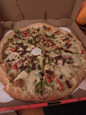 Jalapeño popper specialty pizza  #Veganuary at Pizza Luce - Lyndale Ave in Minneapolis