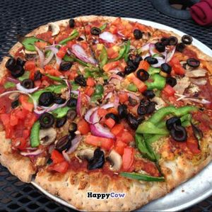 Fresh Veggie Pizza with Vegan-Friendly Rinotta at Pizza Luce - Lyndale Ave in Minneapolis