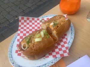 Hotdog  at Fret  in Den Bosch
