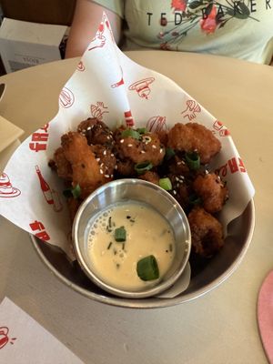Cauliflower 'wings’  at Fret  in Den Bosch