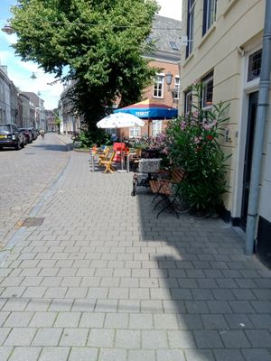 Outside the cafe (July 2025) at Fret  in Den Bosch