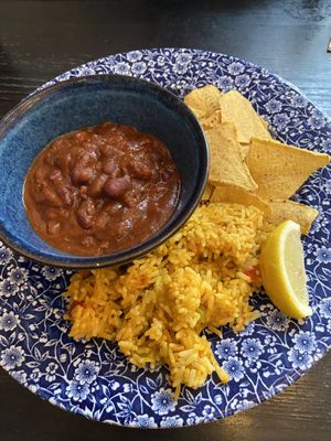 Chilli bean non-carne  at The Dog Beck in Penrith