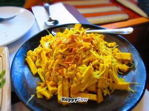Golden Tofu Salad at Burmese Kitchen in San Francisco