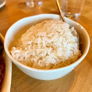 Coconut rice  at Burmese Kitchen in San Francisco