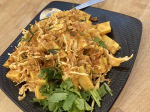 Tofu thok: Golden tofu salad at Burmese Kitchen in San Francisco