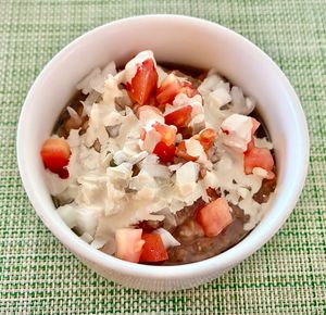 Foul moudamas  at Al Mizah Restaurant in Abu Dhabi