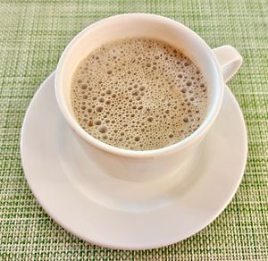 Soya latte  at Al Mizah Restaurant in Abu Dhabi