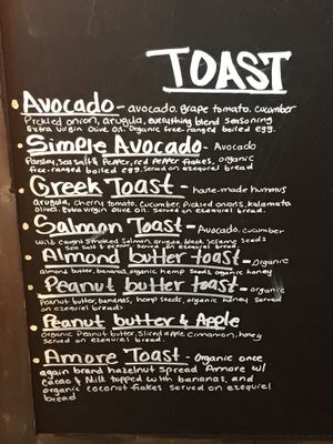 Menu at Sunrise Superfood Cafe  at Sunrise Superfood Cafe in Wake Forest