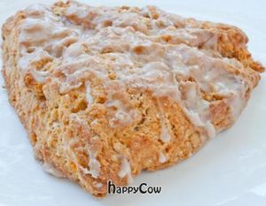 Vegan Sweet Potato Scone at Mead's Green Door Cafe in Orange