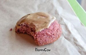 Vegan Red Velvet cookie at Mead's Green Door Cafe in Orange
