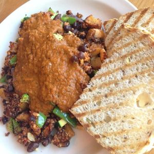 they accommodate special requests! :) at Mead's Green Door Cafe in Orange