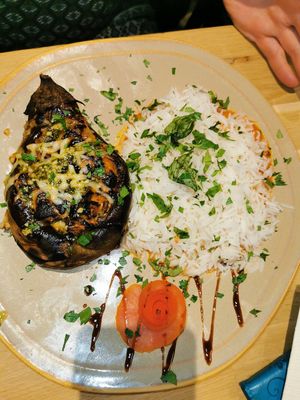 Überbackene Aubergine at Nonno Glutino in Kassel