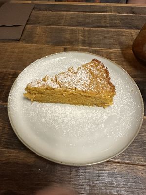 Vegan caprese cake  at Piennolo Land Food in Sorrento