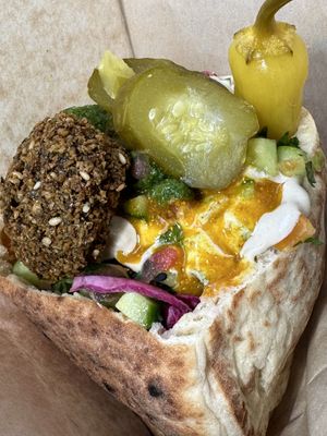Falafel sandwich  at Chutzpah Kitchen  in Westfield