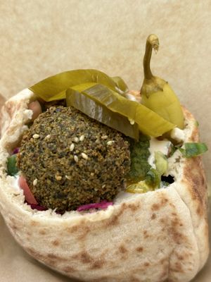 Falafel sandwich  at Chutzpah Kitchen  in Westfield