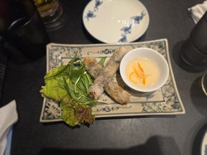 Fried spring rolls at S Vietnamese Cuisine in Kyoto