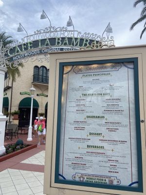 outside   at Universal Studios - Cafe La Bamba in Orlando