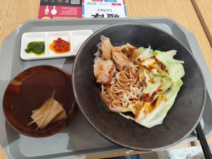 Vegan wanton in chilli oil noodle at TPE - Vege Creek 蔬河 - T2 in Taoyuan City