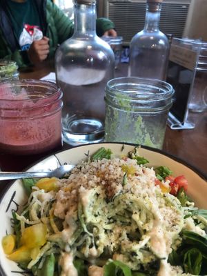 The smoothies are deliciously filling and refreshing at Superfresh Organic Cafe in Brattleboro