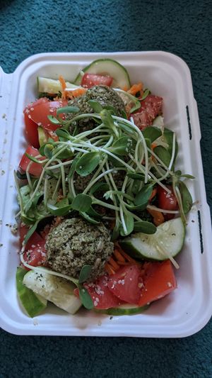 Paleo Power Salad at Superfresh Organic Cafe in Brattleboro