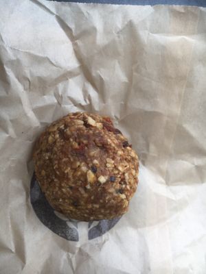 Sweet snack at Superfresh Organic Cafe in Brattleboro