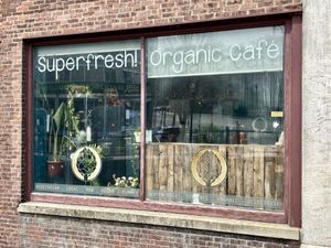   at Superfresh Organic Cafe in Brattleboro