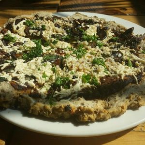 12"; Pizza at Superfresh Organic Cafe in Brattleboro