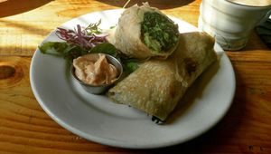 Green Mountain Wrap at Superfresh Organic Cafe in Brattleboro