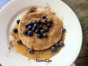  'Paleo Pancakes' (grain free / sugar free / vegan)! at Superfresh Organic Cafe in Brattleboro