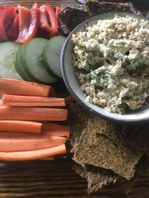 Appetizer!!! 🤤 at Superfresh Organic Cafe in Brattleboro