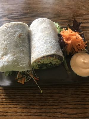 Southwest Breakfast Wrap! at Superfresh Organic Cafe in Brattleboro