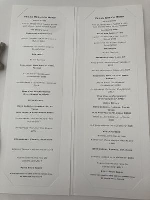   at La Colombe in Constantia