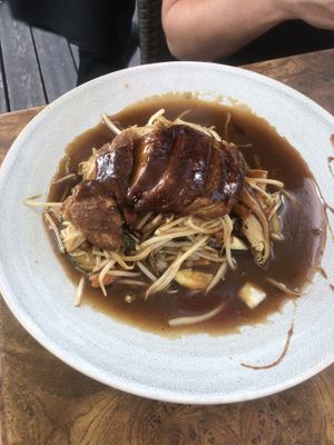 Vegan duck  at Vevi Restaurant III in Vienna