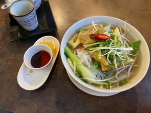 Pho with tofu and vegetables   at Vevi Restaurant III in Vienna