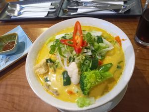 Udon soup at Vevi Restaurant III in Vienna