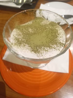 Matcha Tiramisu at Vevi Restaurant III in Vienna