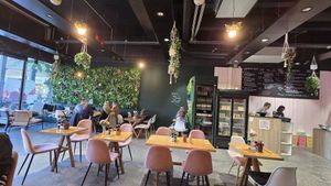 Interior at HOLA in Ghent