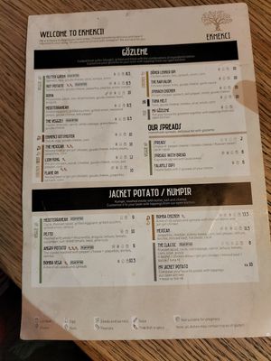 Okk vegan = they can make it vegan at Ekmekci Spuistraat Den Haag in The Hague