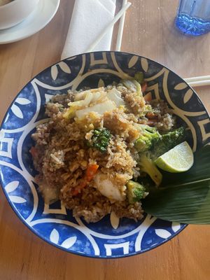 Thai fried rice   at Sushi Thai Salida in Salida