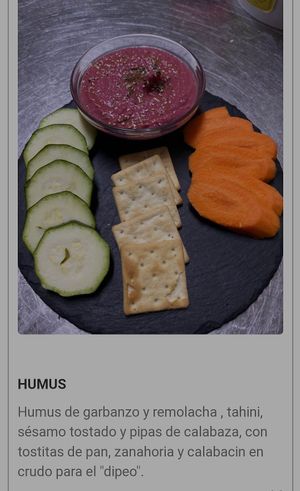 Hummus at Buena Pinta EatDrink&Nightlife. in Albacete