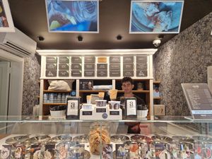  at aROMA Gelato in Baska