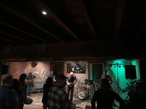 Live music Willie Jack and the Northern Light was a blast! Hard not to dance!!  at Dharma Bums in New Hope