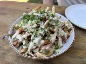 Thai street fries  at Dharma Bums in New Hope