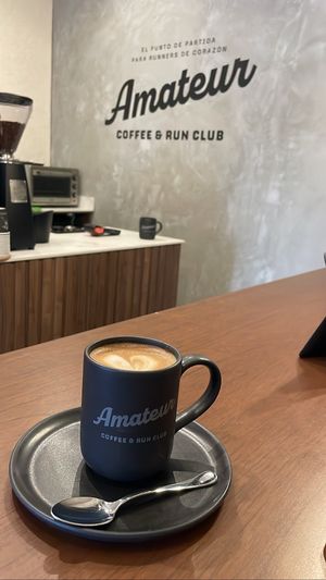 Oat latte  at Amateur Coffee & Run Club in Lima