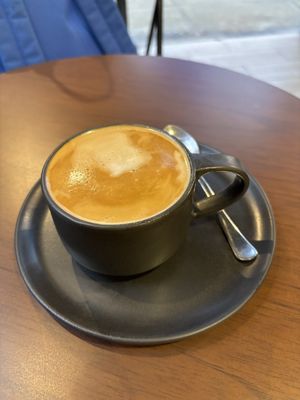 oat milk capp  at Amateur Coffee & Run Club in Lima