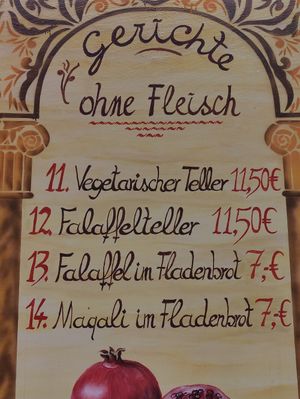 Menü at La Rose in Karlsruhe