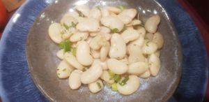 Maltese white bean salad at Veġetali in Alnwick