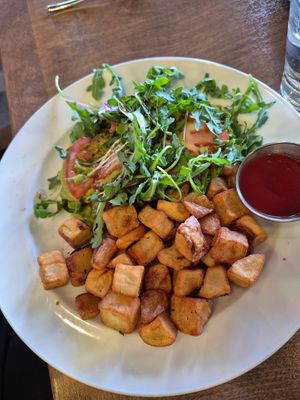 Avo toast   at Peak Fine Restaurant in Vernon
