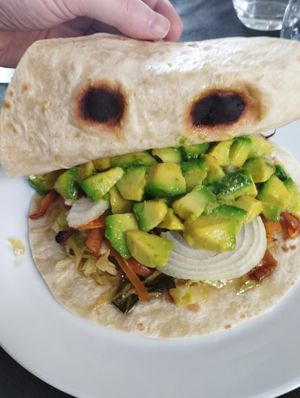 Tacos White cabbage at Suraja Cafè in Arcore